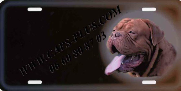 plaque personnalisée race de chien 